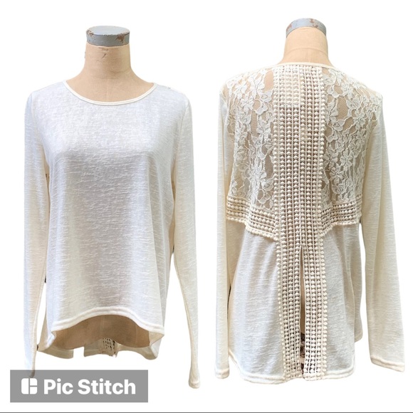 Ya Los Angeles Sweaters - Neutral Pullover Knit Sweater